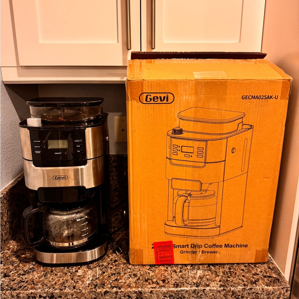 Gevi Coffee Maker with built in Grinder